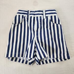 Vintage Navy Striped Shorts 4t